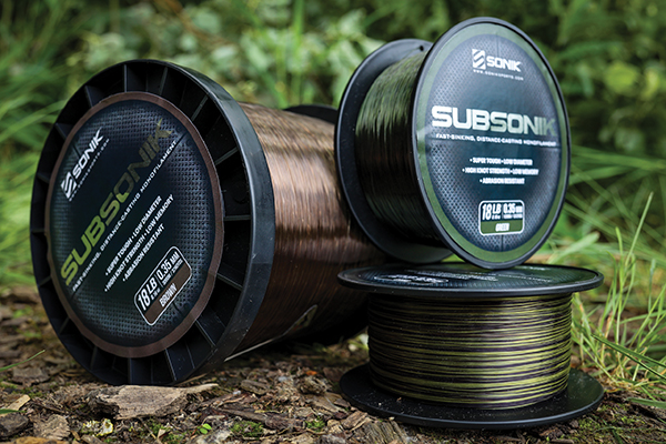 Sonik SubSonik Brown Carp Mono Line 1200m | UK